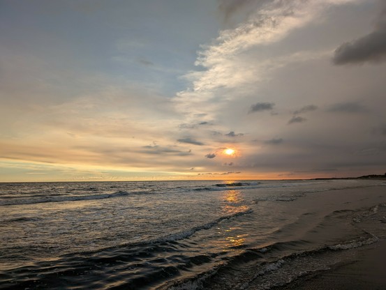 Sunset at Anping beach