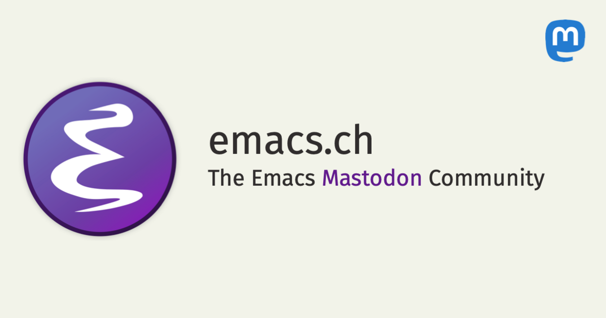 Icon for emacs.ch